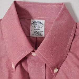 Brooks Brothers Regent Oxford Button NON IRON 15.5 Dress Shirt SUPIMA Speckled